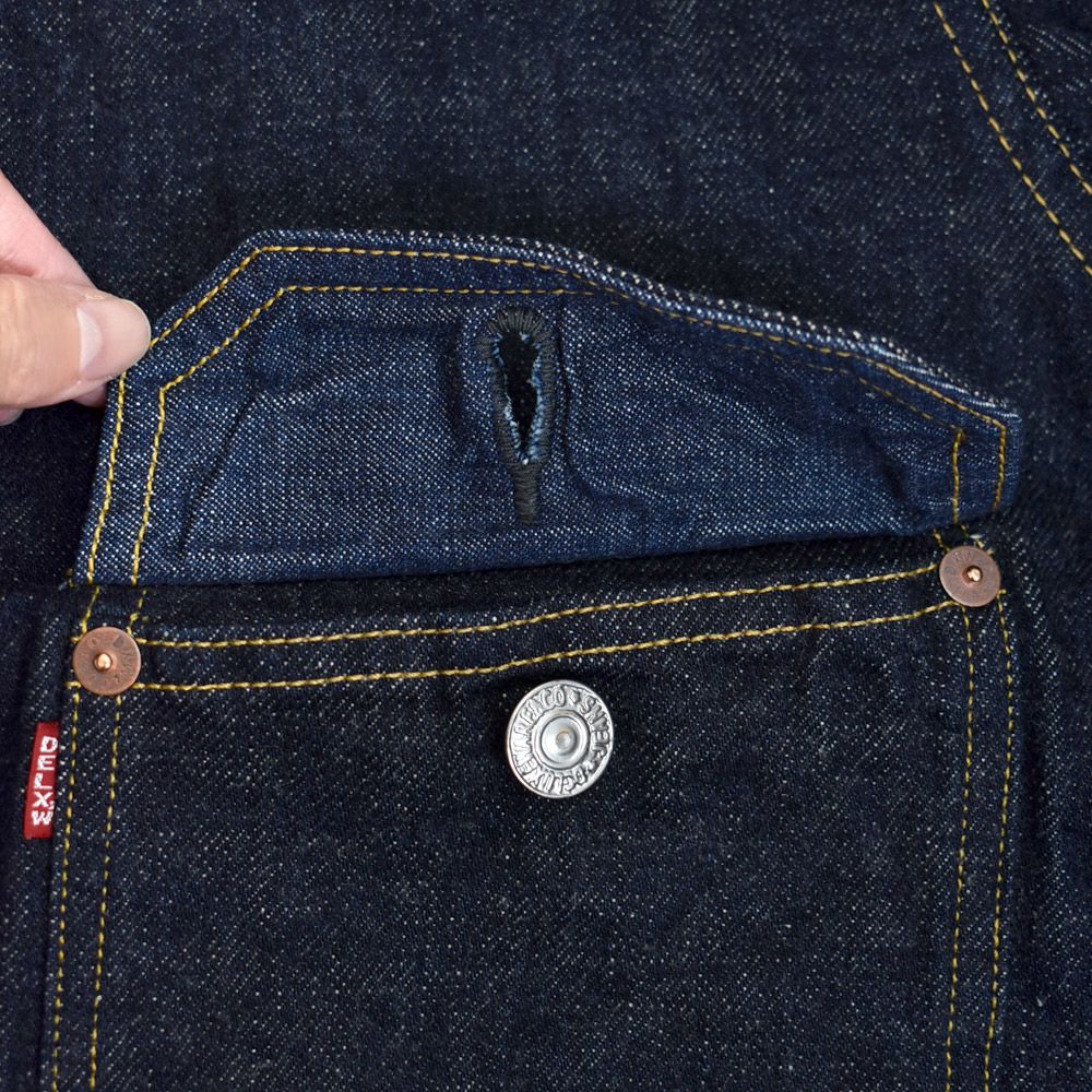 デラックスウエア (DELUXEWARE) VINTAGE FIRST JACKET ノンウォッシュ ヴィンテージファーストデニムジャケット ジージャン ファーストモデル 1949XJ