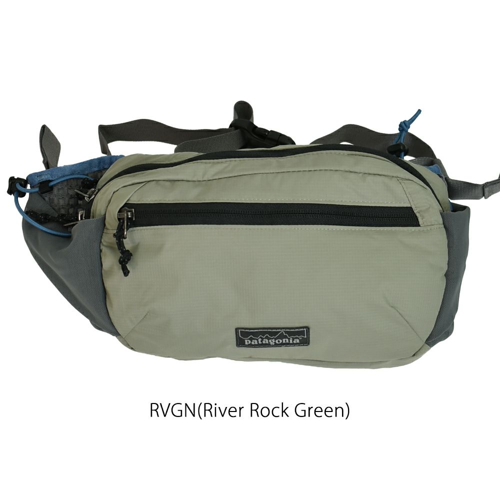 パタゴニア (PATAGONIA) テラヴィア ヒップ パック 5L Terravia Hip Pack ヒップバッグ ウエストバッグ ショルダーバッグ 49021 RVGN(River Rock Green)