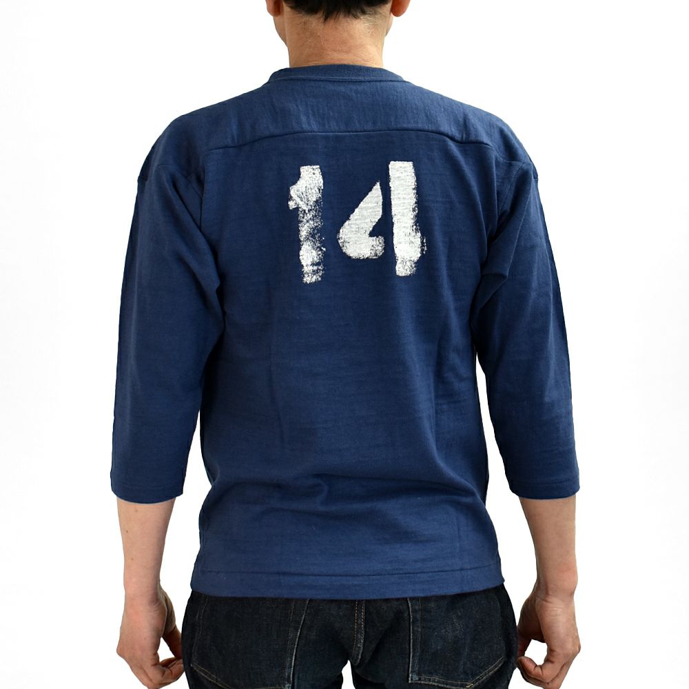 ウエアハウス (WAREHOUSE) Lot 4063 7分袖フットボールT GONZAGA HI 半袖プリントTシャツ ロンT 4063