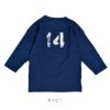 ウエアハウス (WAREHOUSE) Lot 4063 7分袖フットボールT GONZAGA HI 半袖プリントTシャツ ロンT 4063 ネイビー