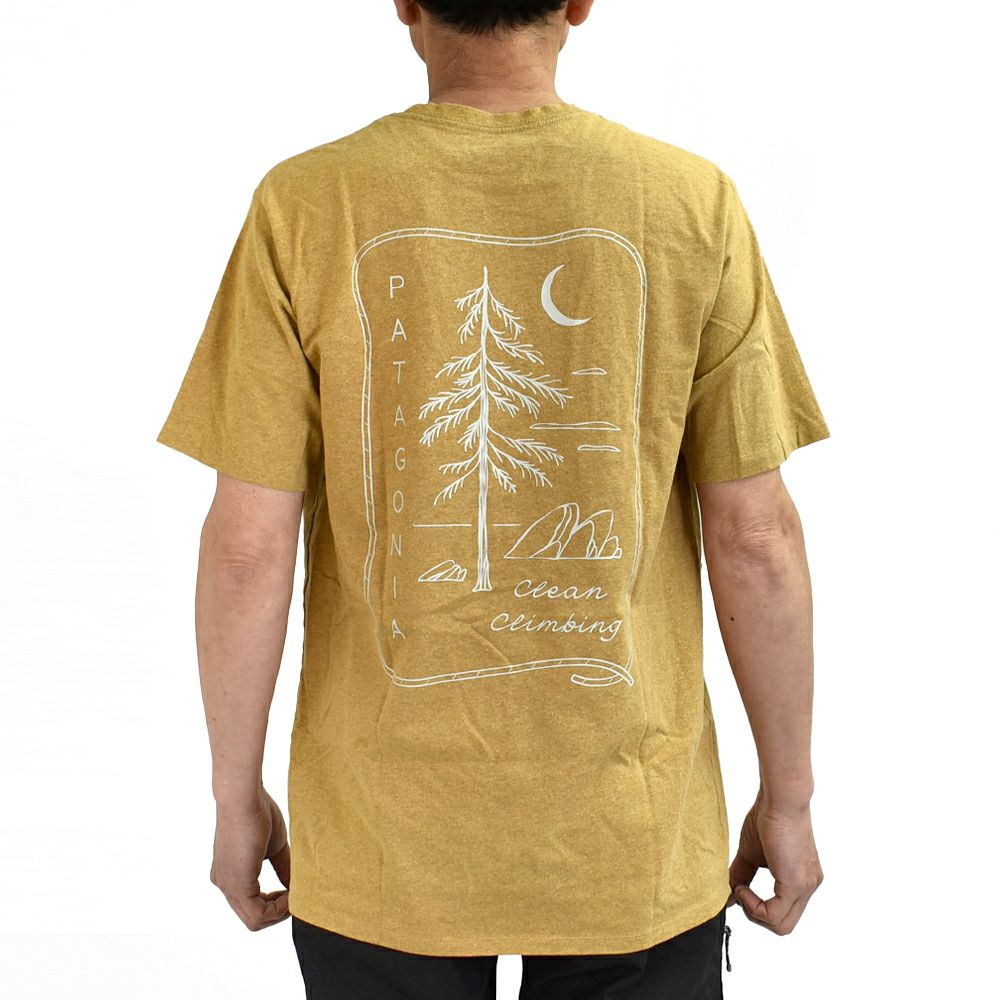 パタゴニア (PATAGONIA) メンズ クリーンクライム ルーツ レスポンシビリティー M's Clean Climb Roots Responsibili-Tee 半袖プリントTシャツ 37795