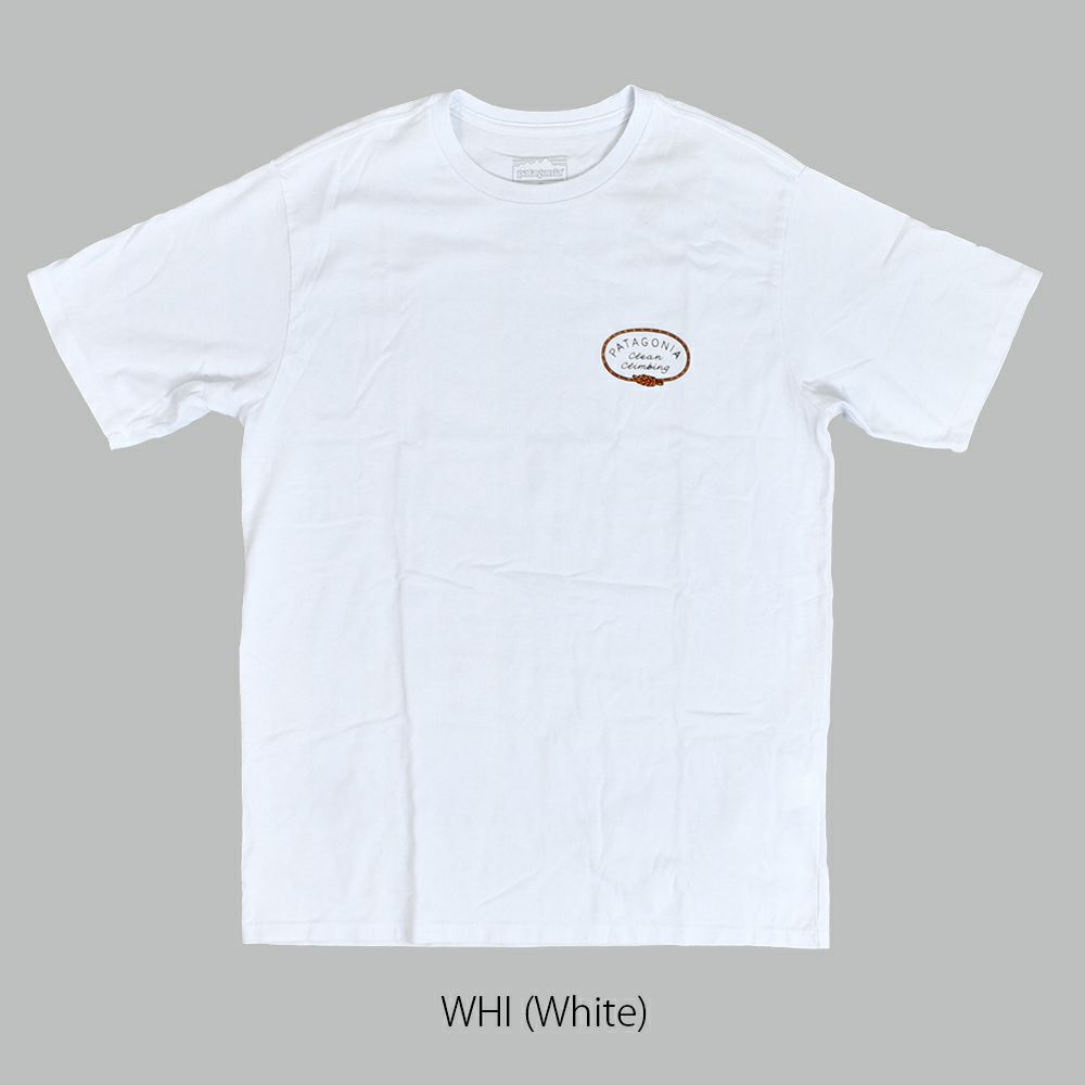 パタゴニア (PATAGONIA) メンズ クリーンクライム ルーツ レスポンシビリティー M's Clean Climb Roots Responsibili-Tee 半袖プリントTシャツ 37795 WHI(White)