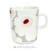 マリメッコ (marimekko) 【日本限定】Unikko マグカップ 250ml ウニッコ 食器 花 ギフト 52259-4-73827 52259473827 80.ホワイト×ライトグレー