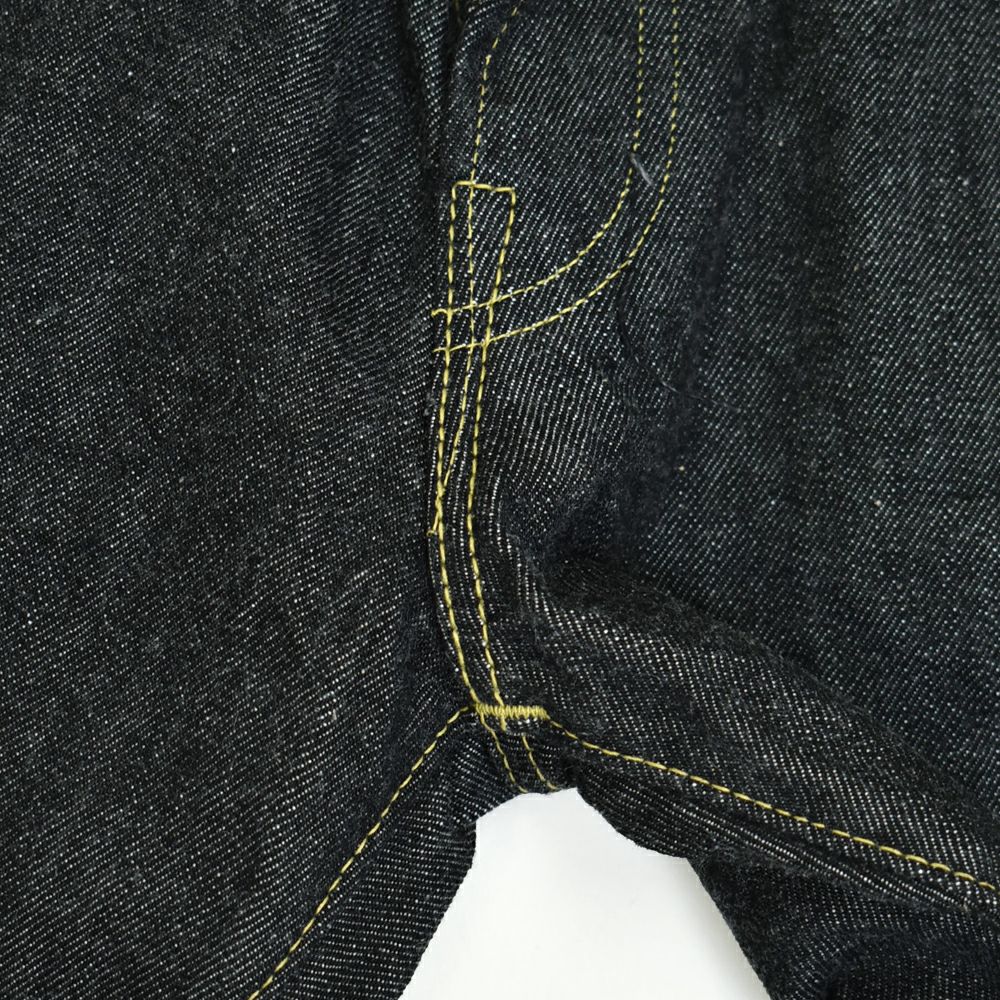 リゾルト (RESOLUTE) GB714 15thブラックモデル ブラックジーンズ ワンウォッシュ ストレート デニムパンツ 15周年