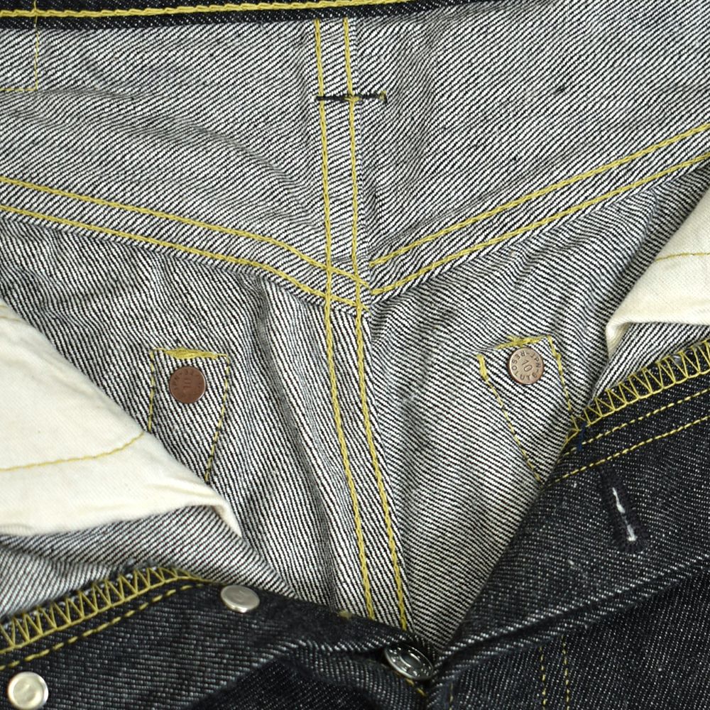 リゾルト (RESOLUTE) GB714 15thブラックモデル ブラックジーンズ ワンウォッシュ ストレート デニムパンツ 15周年