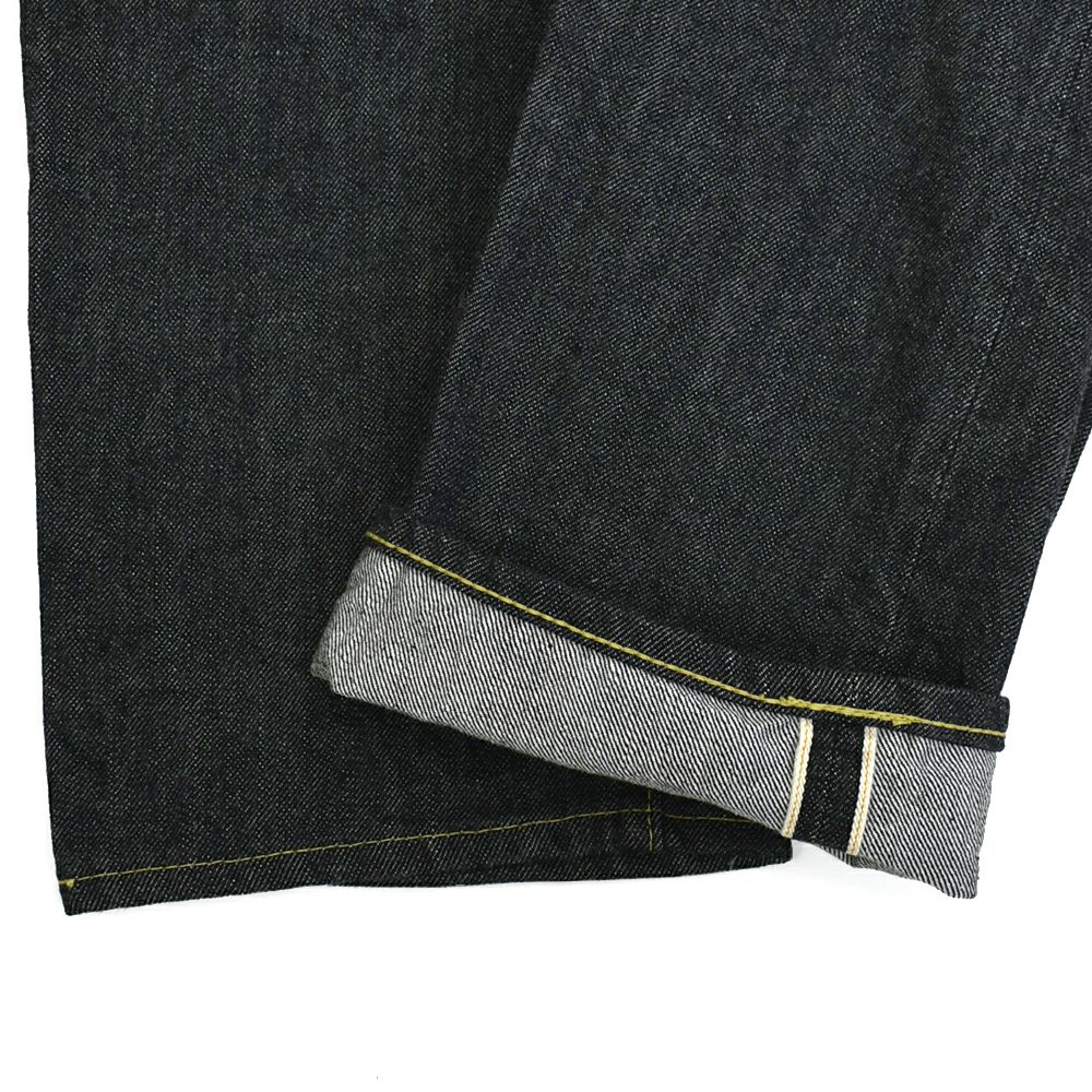 リゾルト (RESOLUTE) GB714 15thブラックモデル ブラックジーンズ ワンウォッシュ ストレート デニムパンツ 15周年