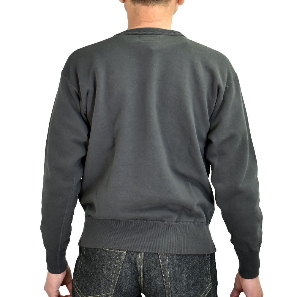 コリンボ (COLIMBO) JACKSONVILLE ATHLE SHIRT =HELICOPTER COMPANY= ジャクソンビル アスレシャツ 長袖プリントスウェットシャツ 前Vセットインスリーブスウェットシャツ ZA-0401