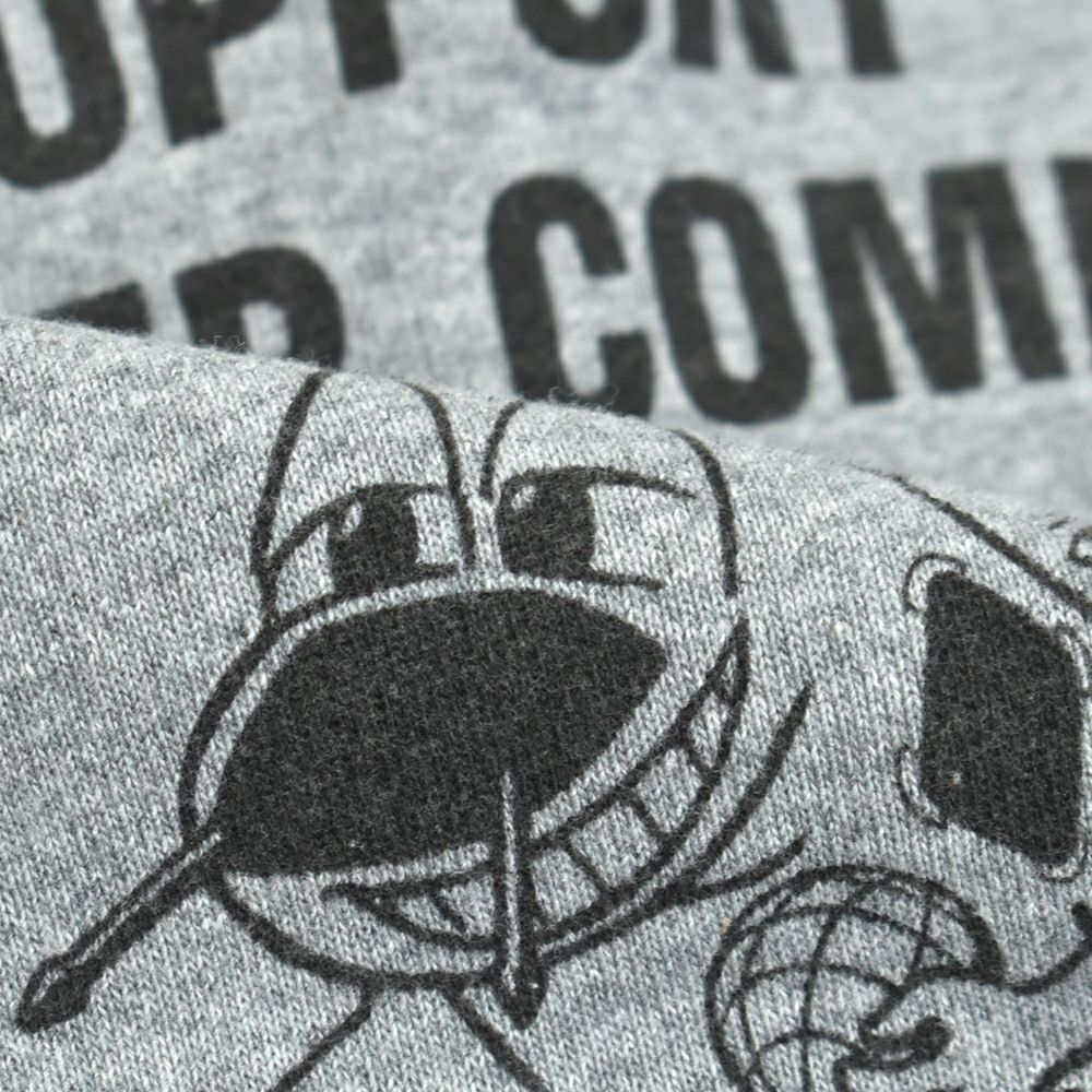 コリンボ (COLIMBO) JACKSONVILLE ATHLE SHIRT =HELICOPTER COMPANY= ジャクソンビル アスレシャツ 長袖プリントスウェットシャツ 前Vセットインスリーブスウェットシャツ ZA-0401