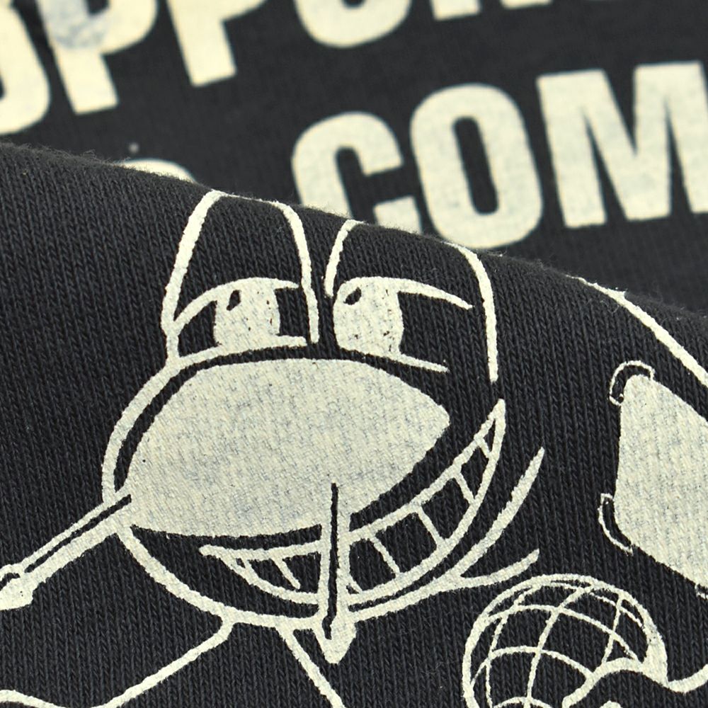 コリンボ (COLIMBO) JACKSONVILLE ATHLE SHIRT =HELICOPTER COMPANY= ジャクソンビル アスレシャツ 長袖プリントスウェットシャツ 前Vセットインスリーブスウェットシャツ ZA-0401