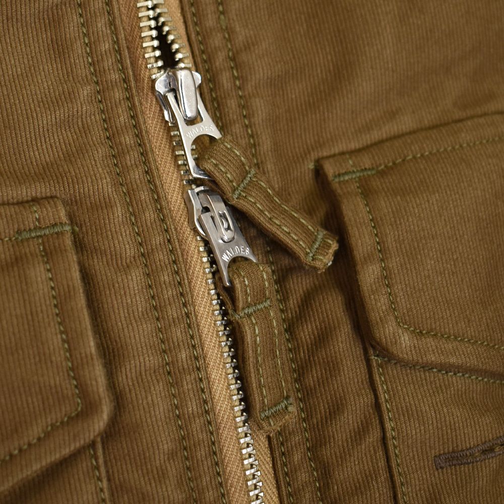 フリーホイーラーズ (FREEWHEELERS) -GILMORE OIL- S-8 AVIATORS' JACKET 1930~1940s MILITARY & MOTOR CULTURE IMAGE CUSTOM JACKET Original High Density Jungle Cloth SEPIA BROWN ミリタリージャケット ライトアウター コート カスタム 2521007