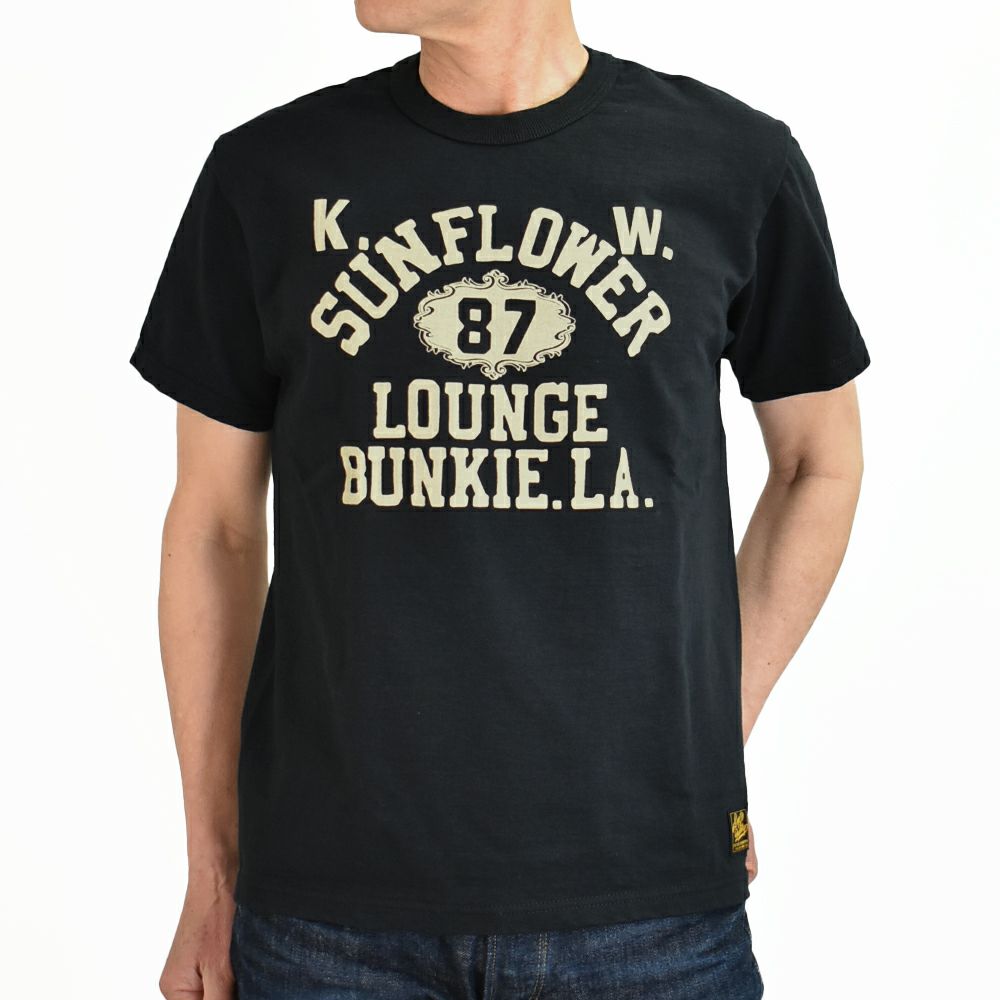 デラックスウエア (DELUXEWARE) SUNFLOWER 半袖プリントTシャツ DXTS-2501