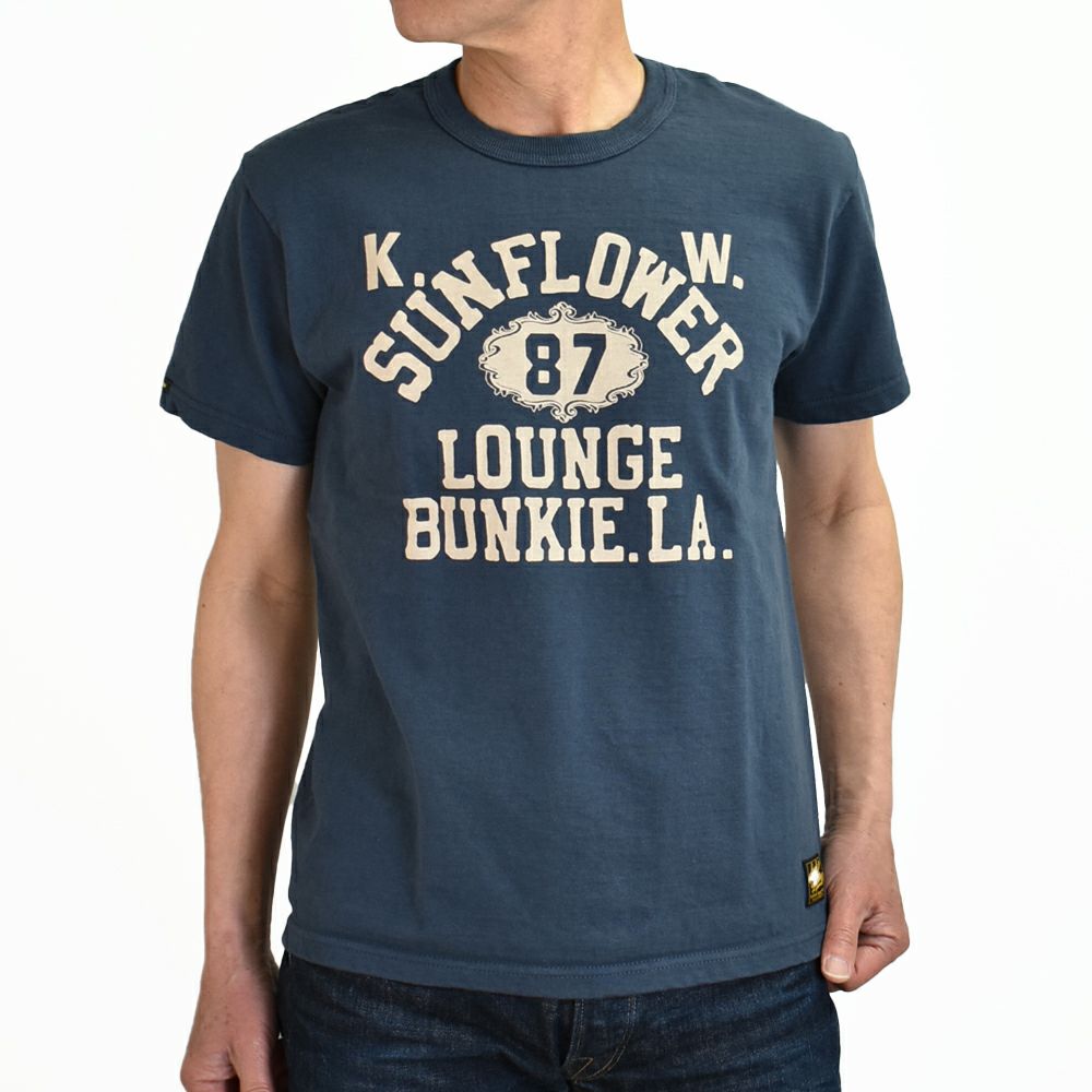 デラックスウエア (DELUXEWARE) SUNFLOWER 半袖プリントTシャツ DXTS-2501