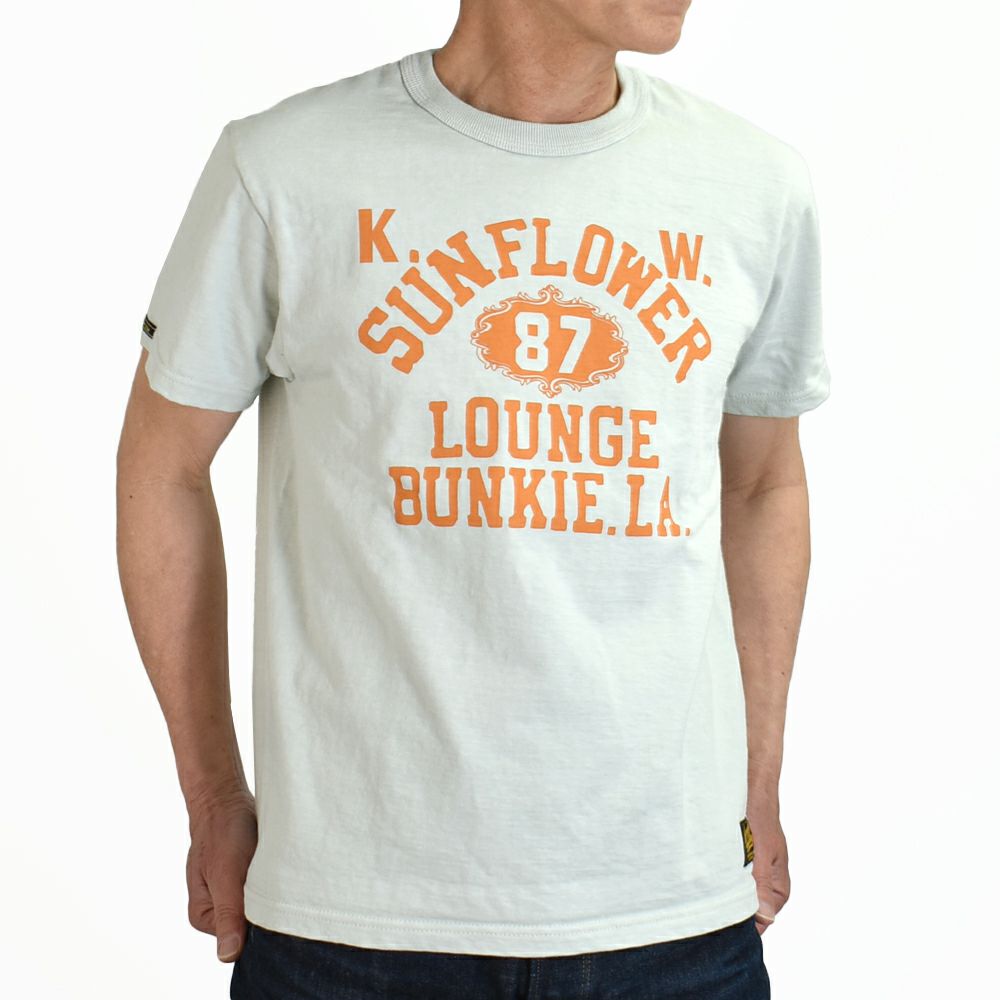 デラックスウエア (DELUXEWARE) SUNFLOWER 半袖プリントTシャツ DXTS-2501