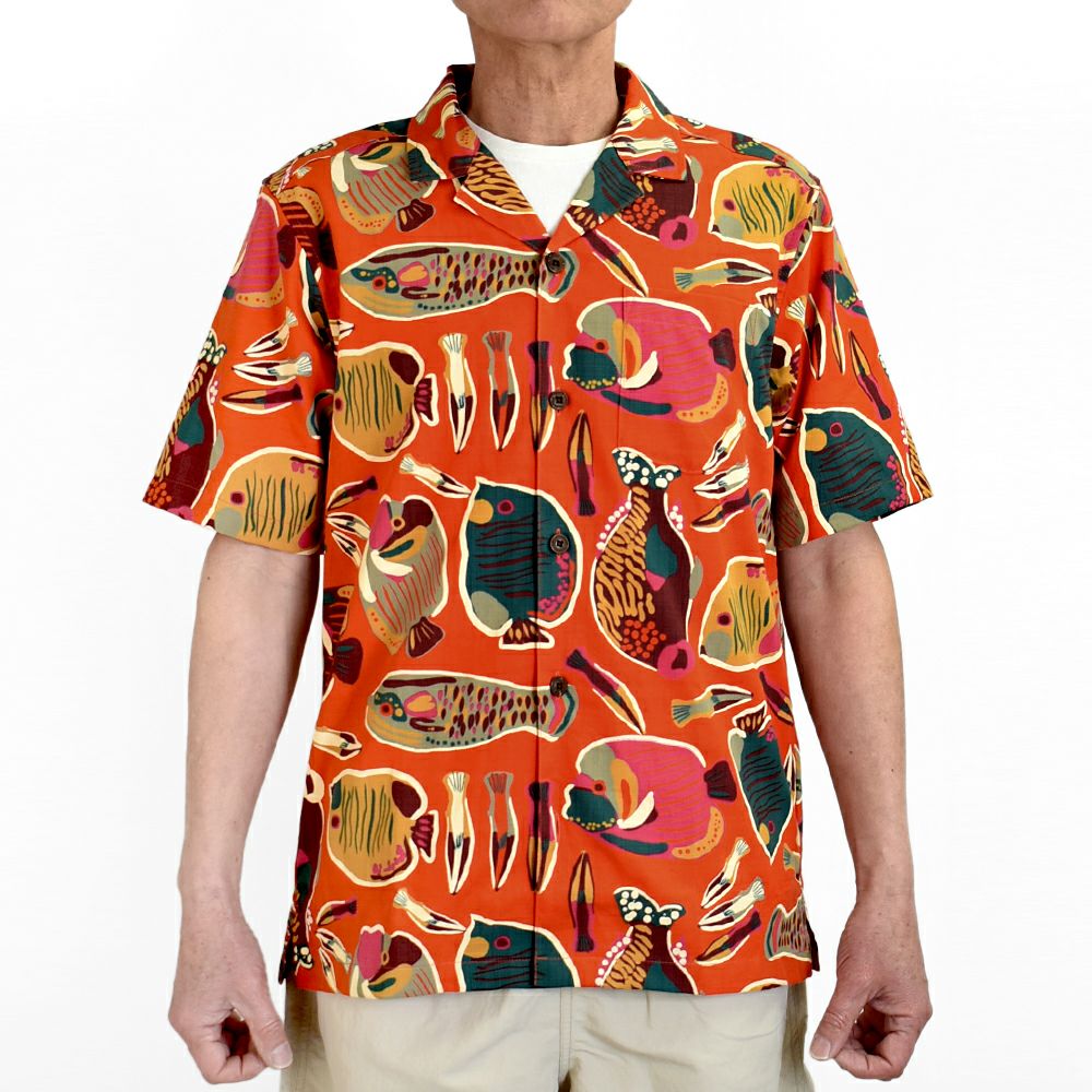 パタゴニア (PATAGONIA) メンズ タイダル スレッズ キャンプ シャツ M's Tidal Threads Camp Shirt 半袖アロハプリントシャツ 52567