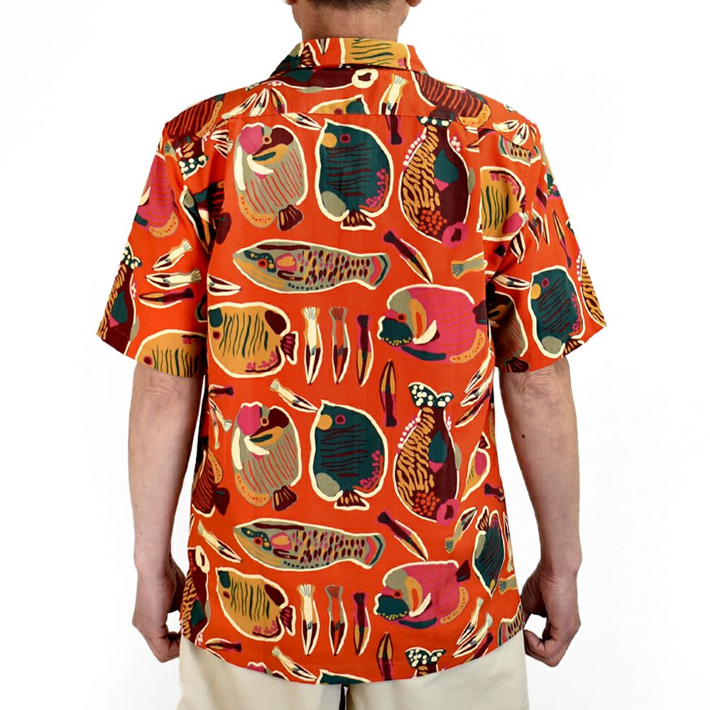 パタゴニア (PATAGONIA) メンズ タイダル スレッズ キャンプ シャツ M's Tidal Threads Camp Shirt 半袖アロハプリントシャツ 52567