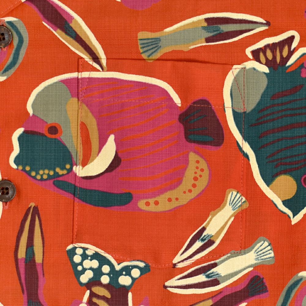 パタゴニア (PATAGONIA) メンズ タイダル スレッズ キャンプ シャツ M's Tidal Threads Camp Shirt 半袖アロハプリントシャツ 52567