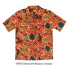 パタゴニア (PATAGONIA) メンズ タイダル スレッズ キャンプ シャツ M's Tidal Threads Camp Shirt 半袖アロハプリントシャツ 52567 WRPO(Wrasse:Pollinator Orange)