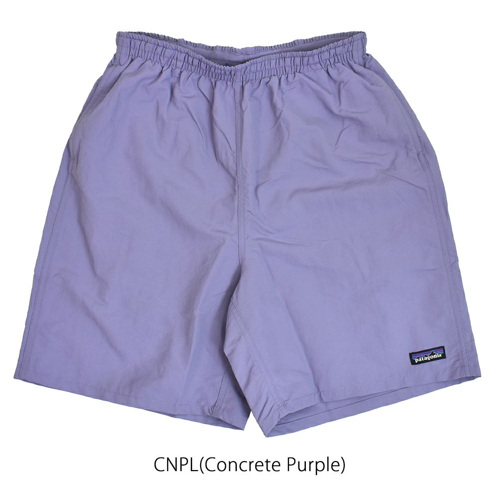 パタゴニア (PATAGONIA) ウィメンズ バギーズ ロング W's Baggies Longs レディースショートパンツ 股下18cm 57035 CNPL(Concrete Purple)