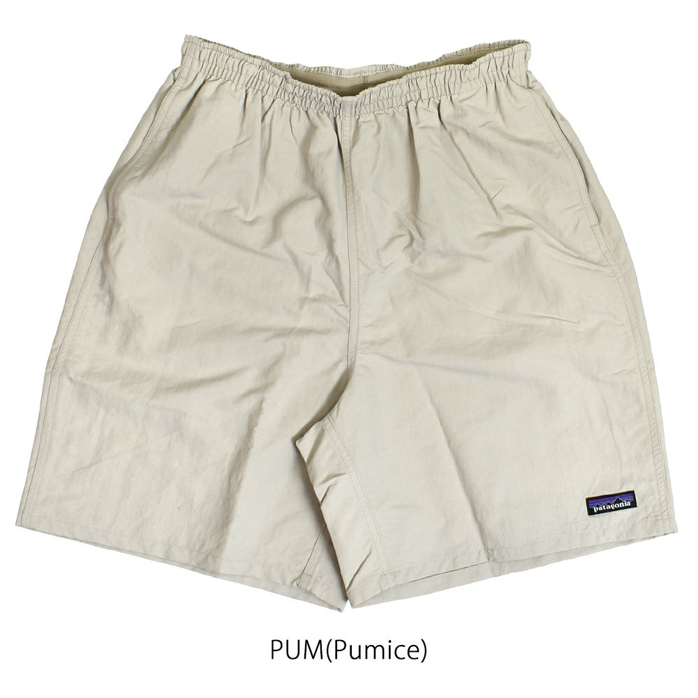 パタゴニア (PATAGONIA) ウィメンズ バギーズ ロング W's Baggies Longs レディースショートパンツ 股下18cm 57035 PUM(Pumice)