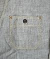 リーホイーラーズ (FREEWHEELERS) -Neal- SHIRT 1926 STYLE WORK CLOTHING Vintage Style Grained Chambray WHITE PEPPER CHAMBRAY ニールシャツ 長袖ワークシャツ シャンブレーシャツ 2513002