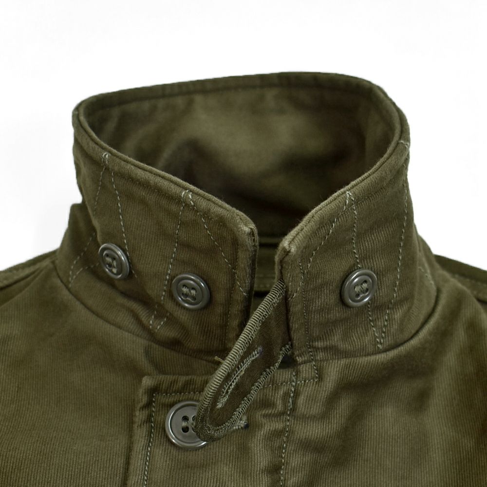 フリーホイーラーズ (FREEWHEELERS) -DECK WORKER JACKET- 1940~1950s U.S.NAVY MILITARY IMAGE CLOTHING Origibal High Density Jungle Cloth DARK KHAKI GREEN デッキワークジャケット ライトアウター 2521010