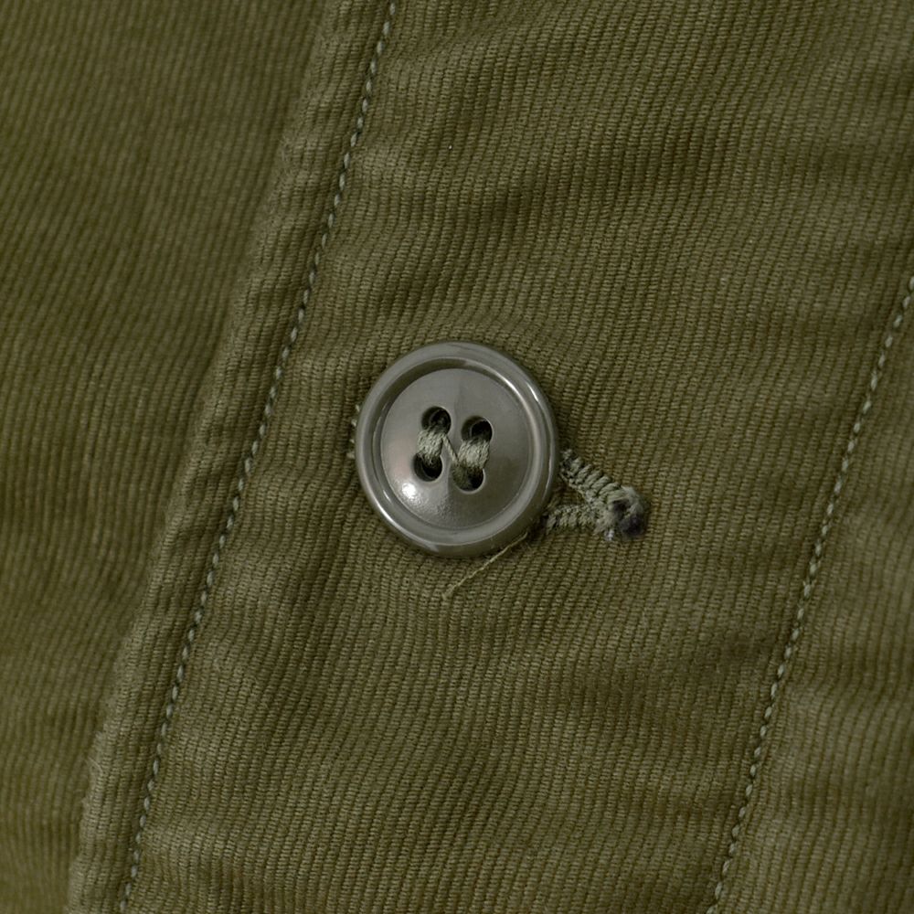 フリーホイーラーズ (FREEWHEELERS) -DECK WORKER JACKET- 1940~1950s U.S.NAVY MILITARY IMAGE CLOTHING Origibal High Density Jungle Cloth DARK KHAKI GREEN デッキワークジャケット ライトアウター 2521010