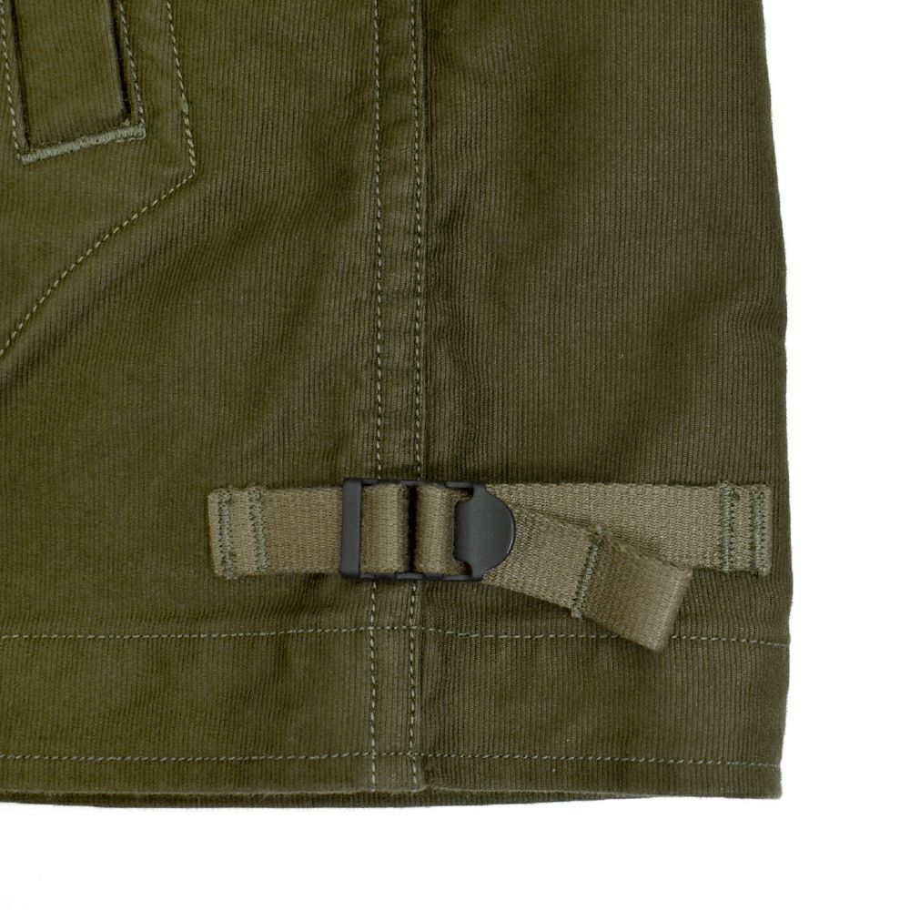 フリーホイーラーズ (FREEWHEELERS) -DECK WORKER JACKET- 1940~1950s U.S.NAVY MILITARY IMAGE CLOTHING Origibal High Density Jungle Cloth DARK KHAKI GREEN デッキワークジャケット ライトアウター 2521010