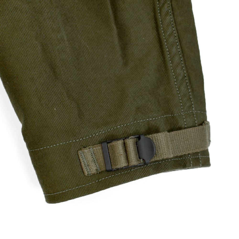 フリーホイーラーズ (FREEWHEELERS) -DECK WORKER JACKET- 1940~1950s U.S.NAVY MILITARY IMAGE CLOTHING Origibal High Density Jungle Cloth DARK KHAKI GREEN デッキワークジャケット ライトアウター 2521010