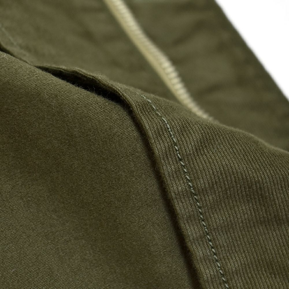 フリーホイーラーズ (FREEWHEELERS) -DECK WORKER JACKET- 1940~1950s U.S.NAVY MILITARY IMAGE CLOTHING Origibal High Density Jungle Cloth DARK KHAKI GREEN デッキワークジャケット ライトアウター 2521010