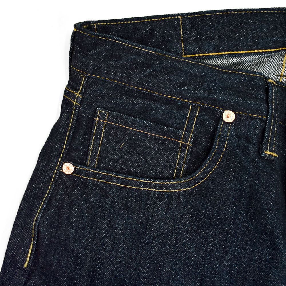 フリーホイーラーズ (FREEWHEELERS) -Lot S601 XX 1945- 5POCKET JEANS IN THE SECOND HALF OF 1945 WORLD WWⅡ MODEL Original 14oz Indigo Denim 大戦モデル ジーンズ デニムパンツ ジーパン 2522003