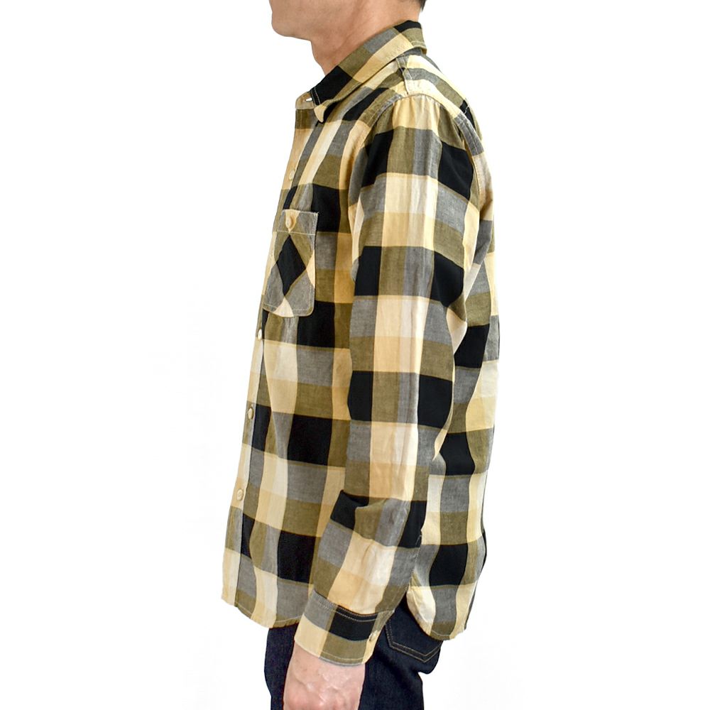 デラックスウエア (DELUXEWARE) 50s CHECK PATTERN 長袖チェックシャツ LV-31