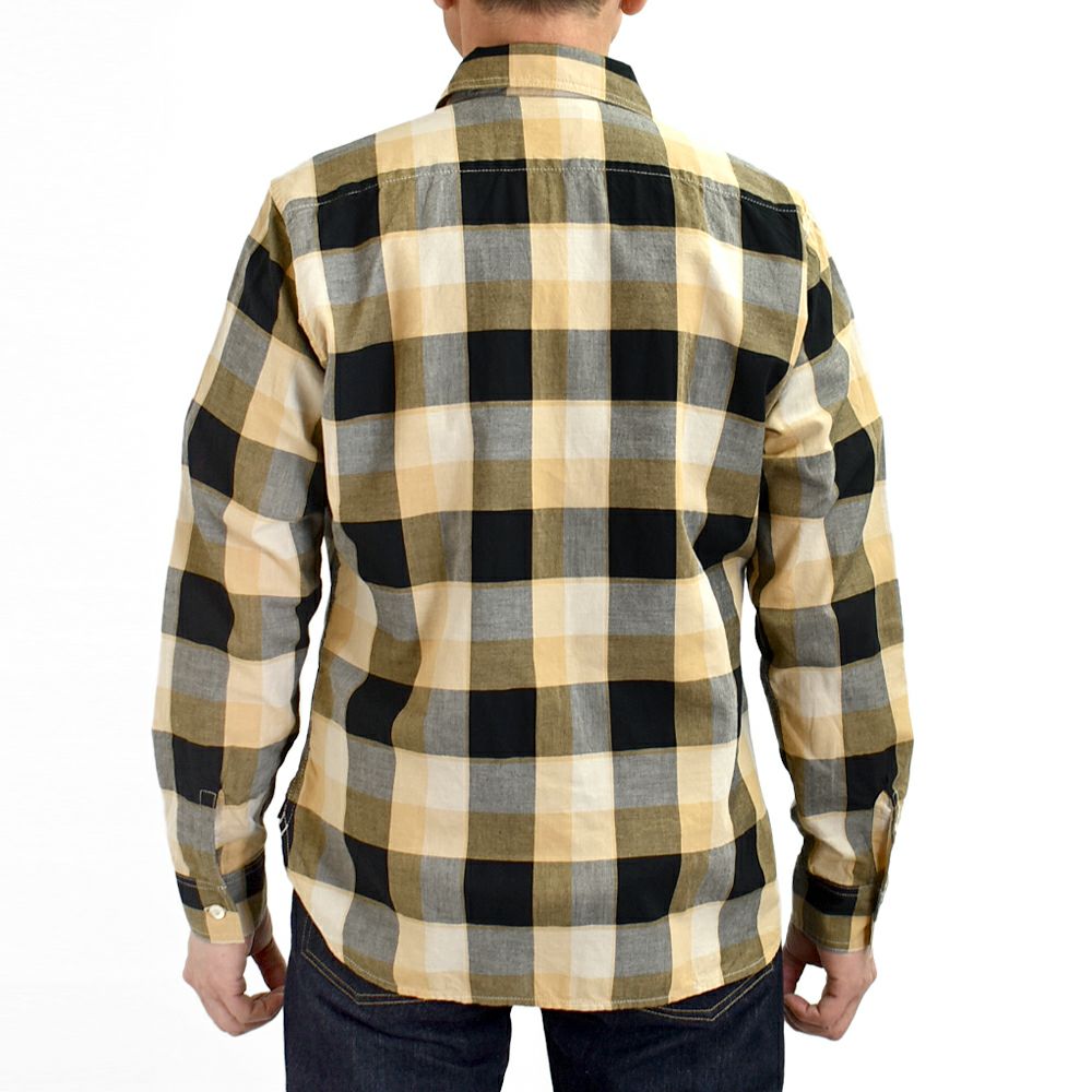 デラックスウエア (DELUXEWARE) 50s CHECK PATTERN 長袖チェックシャツ LV-31