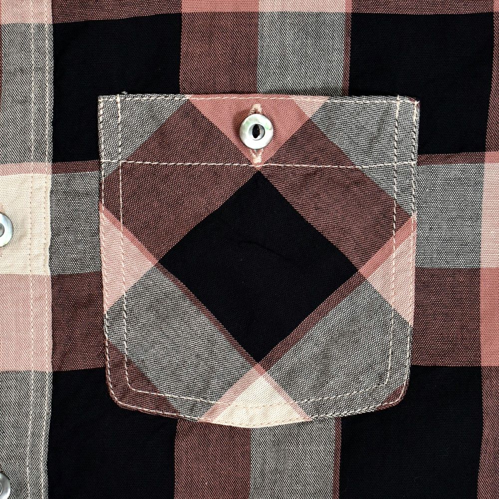 デラックスウエア (DELUXEWARE) 50s CHECK PATTERN 長袖チェックシャツ LV-31