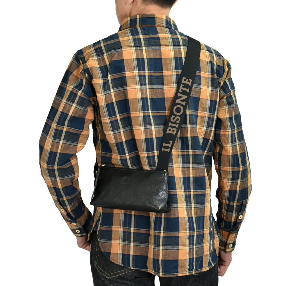 イルビゾンテ (IL BISONTE) ベルトバッグ レザーショルダーバッグ 54202-3-00911 54202300911