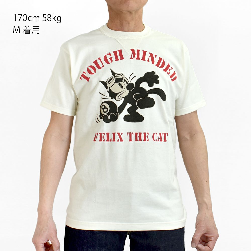 トイズマッコイ (TOYS McCOY) FELIX THE CAT TEE -TOUGH MINDED- 半袖プリントTシャツ TMC2501