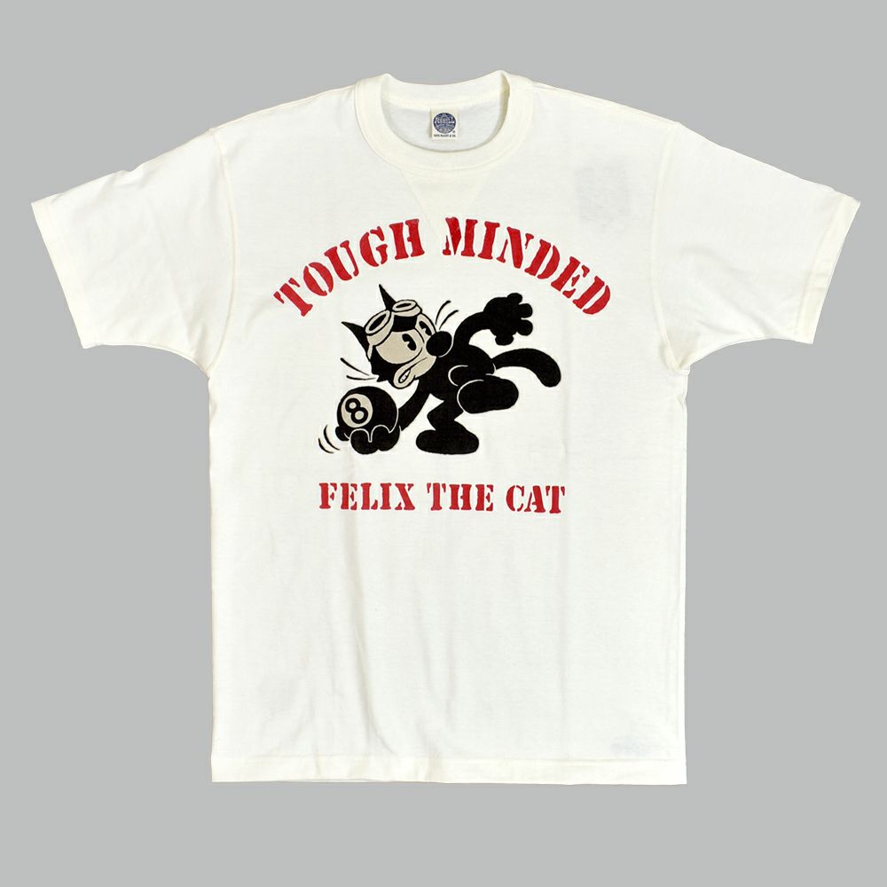 トイズマッコイ (TOYS McCOY) FELIX THE CAT TEE -TOUGH MINDED- 半袖プリントTシャツ TMC2501 040.NATURAL