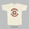 フリーホイーラーズ (FREEWHEELERS) -MIDWAY GASOLINE- Vintage Style Medium Weight Jersey STRAW CREAM / FADE NAVY 半袖プリントTシャツ 2525009 STRAW CREAM