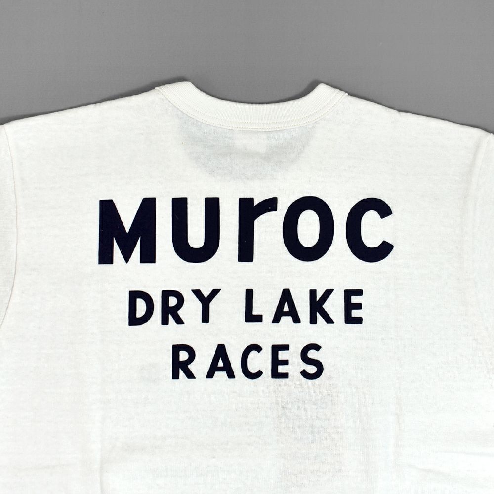 フリーホイーラーズ (FREEWHEELERS) -Mal Ord- Vintage Style Medium Weight Jersey OFF-WHITE 半袖プリントTシャツ フロッキープリント 2525010