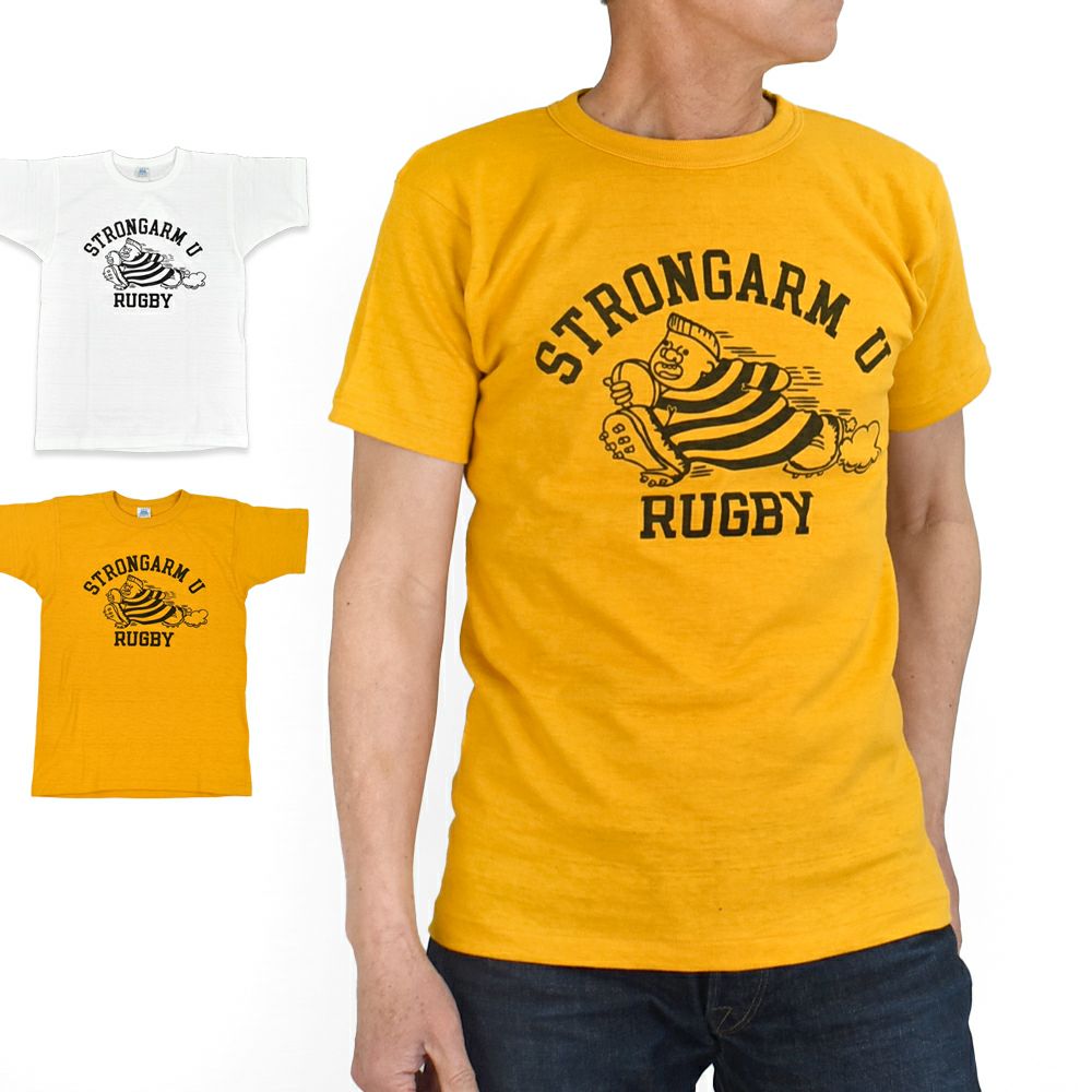 JOHN GLUCKOW(ジョングラッコー) Lot JG-CS06 Rugby T 半袖プリントTシャツ
