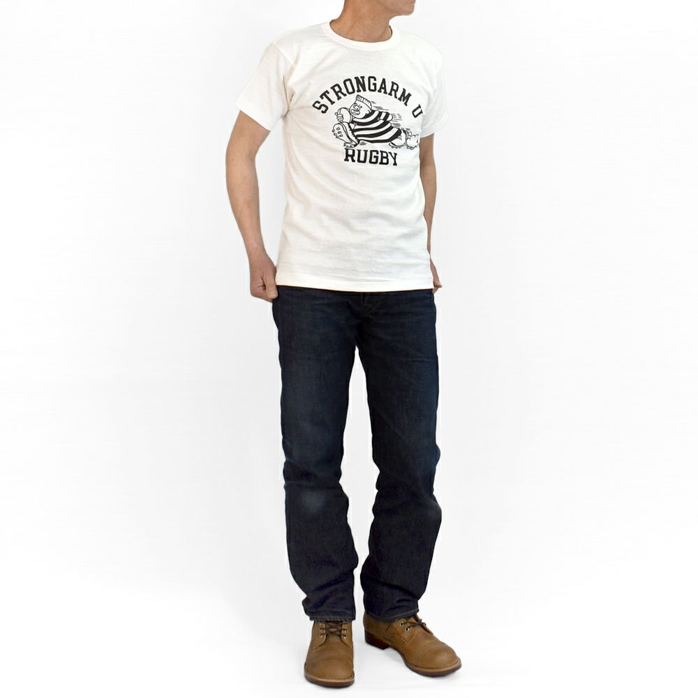 JOHN GLUCKOW(ジョングラッコー) Lot JG-CS06 Rugby T 半袖プリントTシャツ