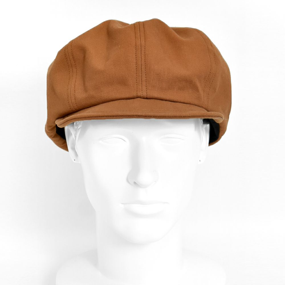 フリーホイーラーズ (FREEWHEELERS) -WILDLIFE RANGER- CASQUETTE SINCE THE 1970s OUTDOOR STYLE CLOTHING Vintage Style 10oz Sulfur-Dyed Duck BROWN キャスケット ハンチングハット 帽子 2527002