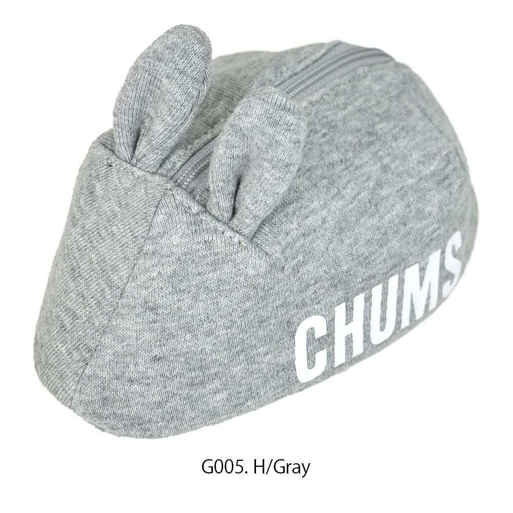 チャムス (CHUMS) ラビットポーチスウェット Rabbit Pouch Sweat うさぎポーチ ケース CH60-3658 G005.H/Gray