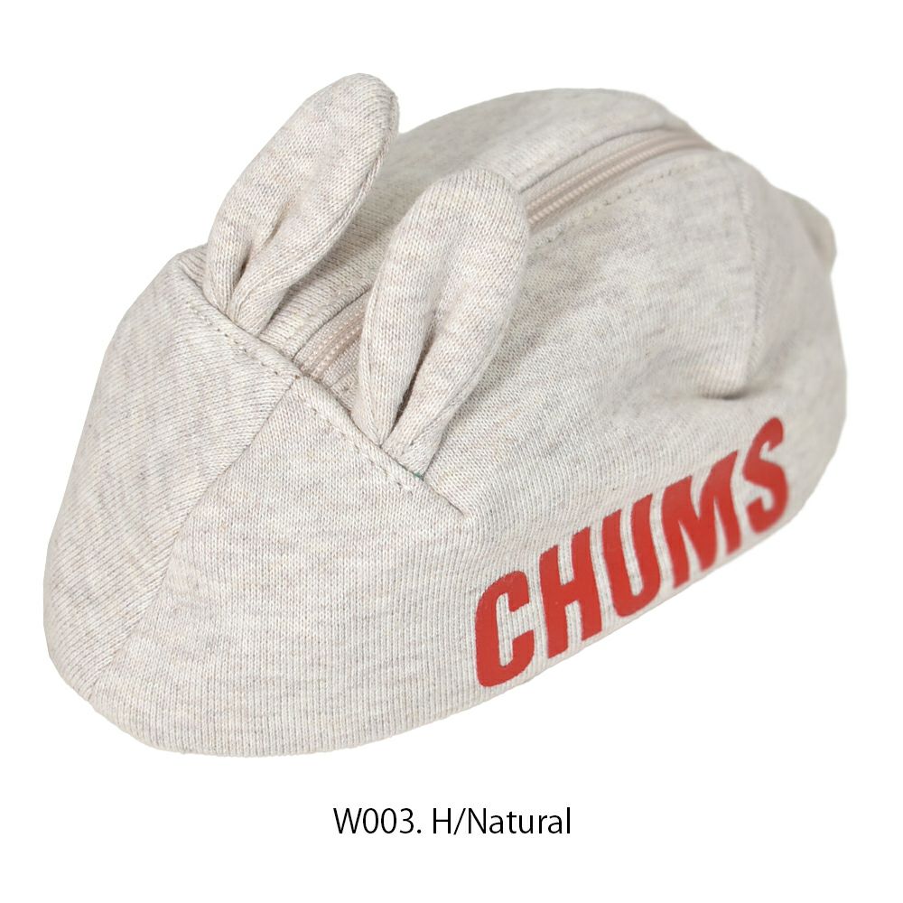 チャムス (CHUMS) ラビットポーチスウェット Rabbit Pouch Sweat うさぎポーチ ケース CH60-3658 W003.H/Natural
