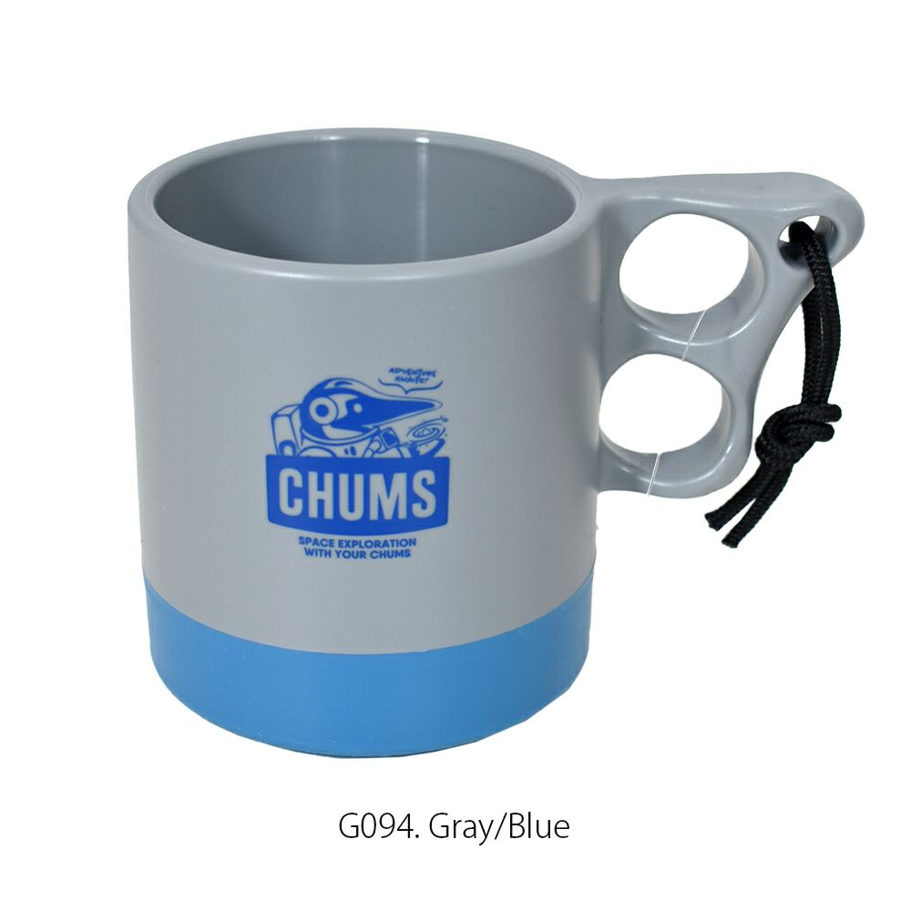 チャムス (CHUMS) スペースキャンパーマグカップ Space Camper Mug Cup コップ マグカップ アウトドア キャンプ用品 キッチン用品 CH62-2118 G094. Gray/Blue