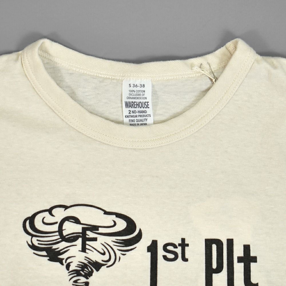 ウエアハウス (WAREHOUSE) Lot 4064 CF 1ST PLT 半袖プリントTシャツ セコハン 4064