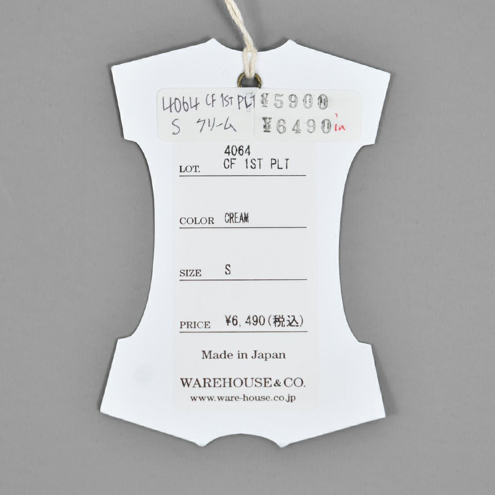 ウエアハウス (WAREHOUSE) Lot 4064 CF 1ST PLT 半袖プリントTシャツ セコハン 4064