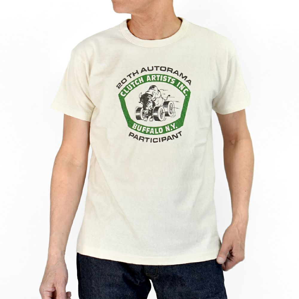 ウエアハウス (WAREHOUSE) Lot 4064 CLITCH ARTISTS 半袖プリントTシャツ セコハン 4064