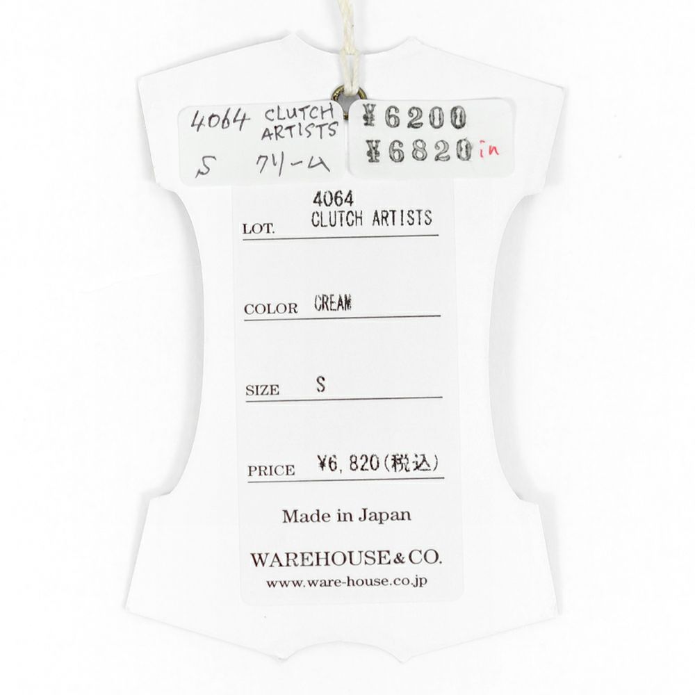 ウエアハウス (WAREHOUSE) Lot 4064 CLITCH ARTISTS 半袖プリントTシャツ セコハン 4064