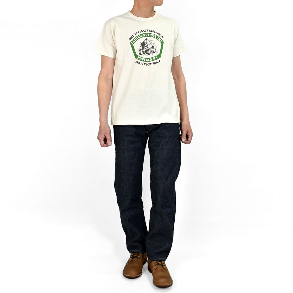 ウエアハウス (WAREHOUSE) Lot 4064 CLITCH ARTISTS 半袖プリントTシャツ セコハン 4064