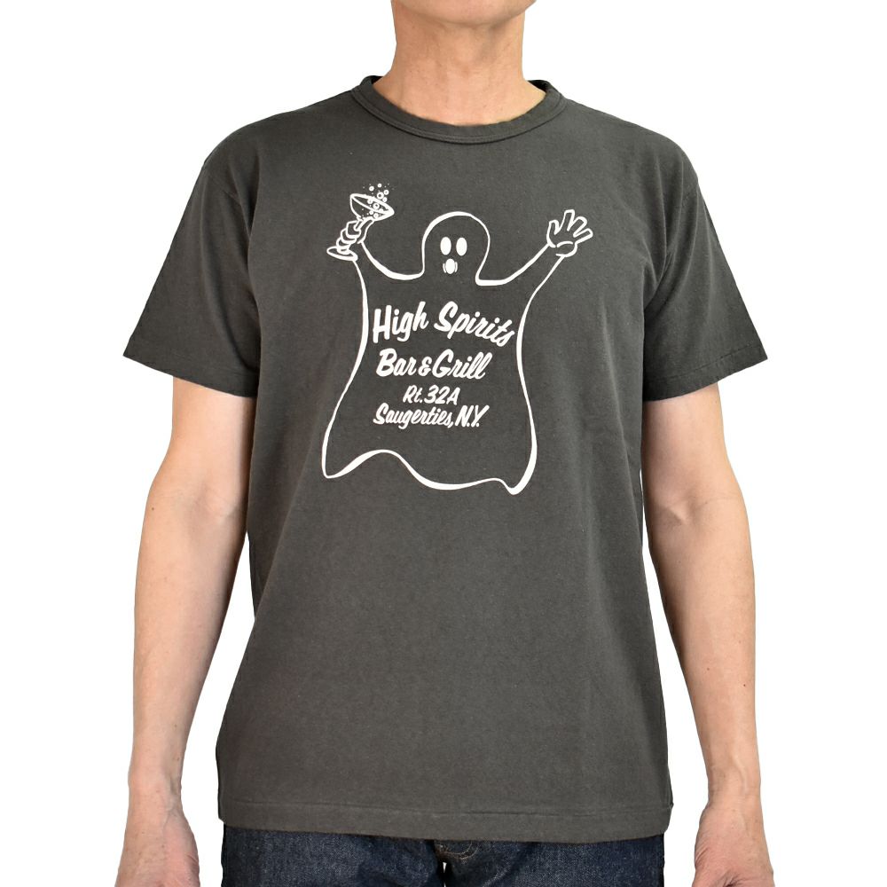 ウエアハウス (WAREHOUSE) Lot 4064 HIGH SPIRITS 半袖プリントTシャツ セコハン 4064